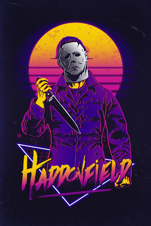 Poster Retro Knife