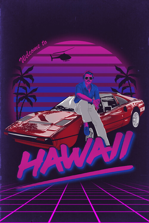 Plakat Welcome to Hawaii