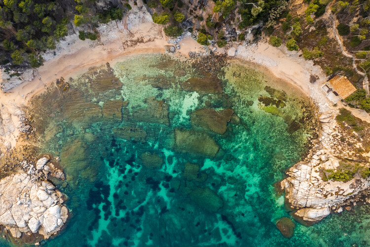 Poster Water glaze beach