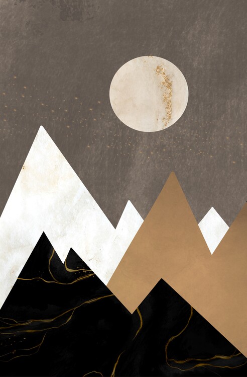 T-shirt Abstract mountain #3
