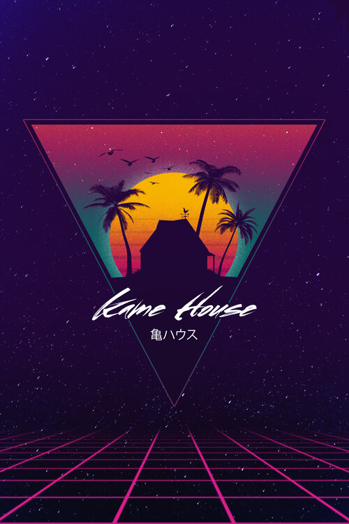 Poster Sunset Kame House