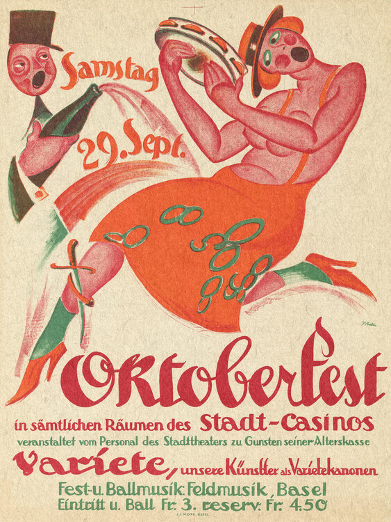 Poster Oktoberfest Advert (Vintage Festival)