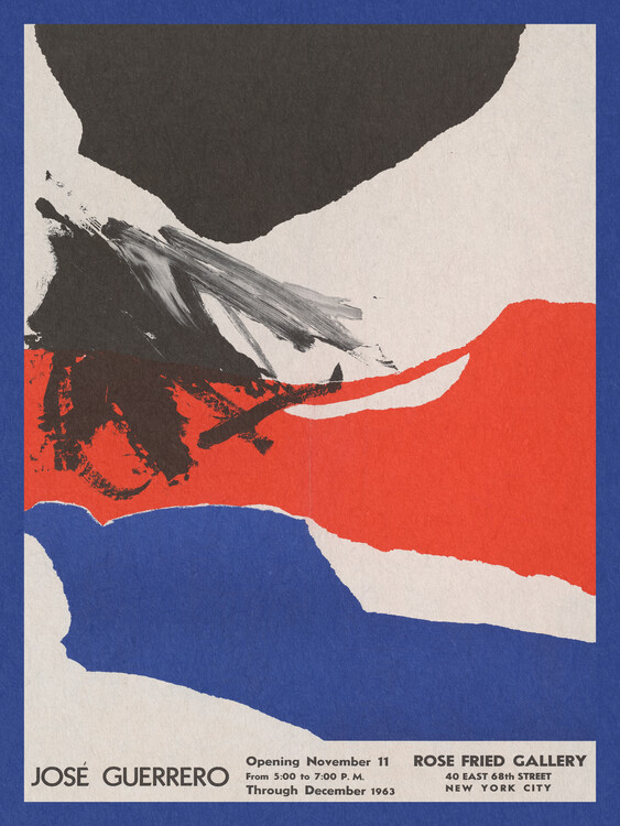 Poster Jośe Guerrero Exhibition (Vintage Abstract)