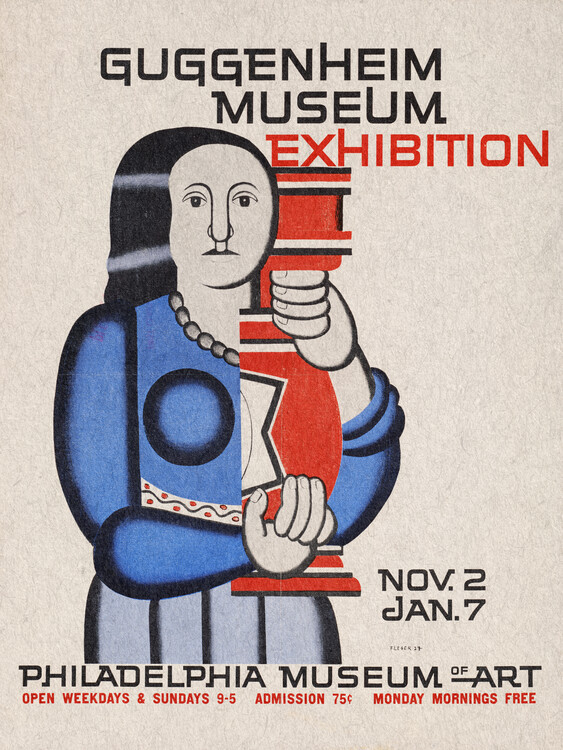 Plakat Guggenheim Museum Exhibition (Vintage Museum)