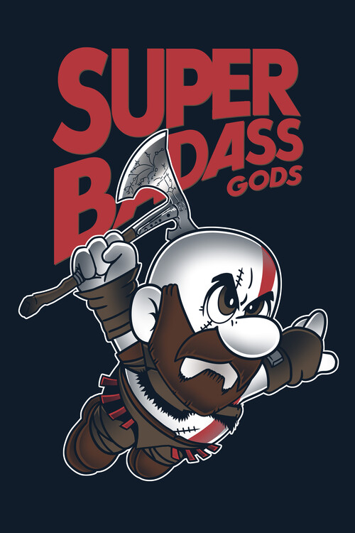 Plakat Badass God