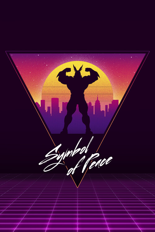 Canvas Print Retro Symbol of peace