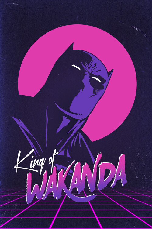 Bilde på lerret King of Wakanda