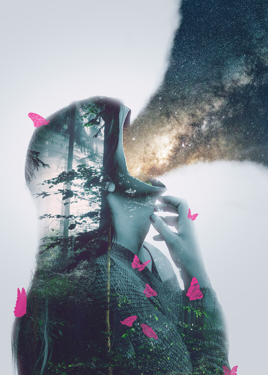 Poster Double Exposure