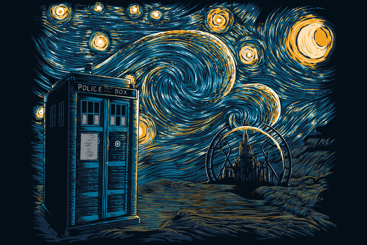Poster Starry Gallifrey