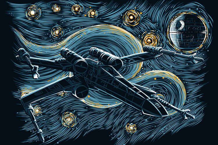 Bild auf Leinwand Starry Rebel