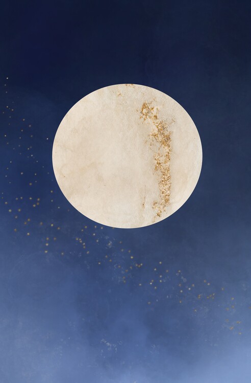 Poster Marble moon light