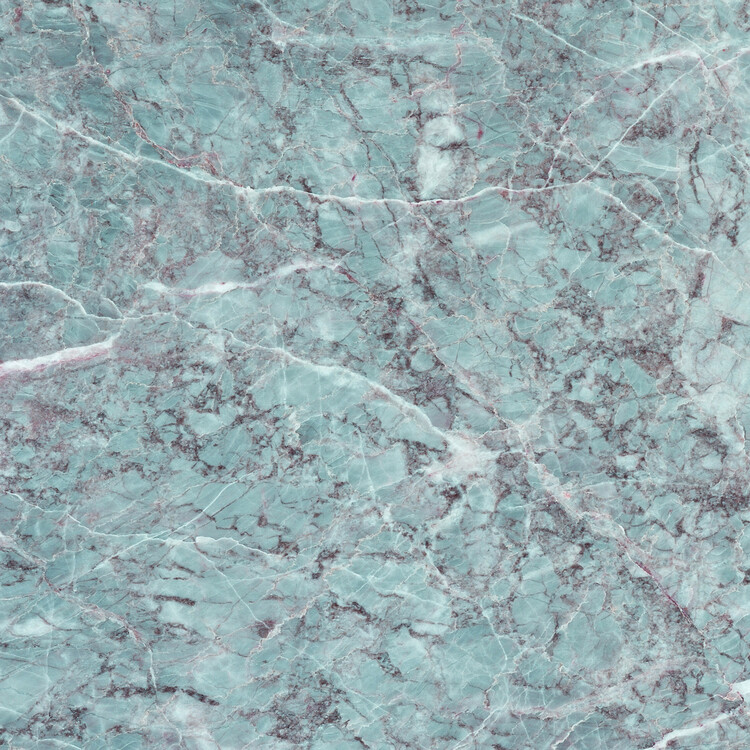 Poster Teal Marble Texture