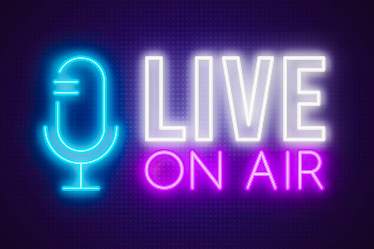 Plakát Live On Air Studio