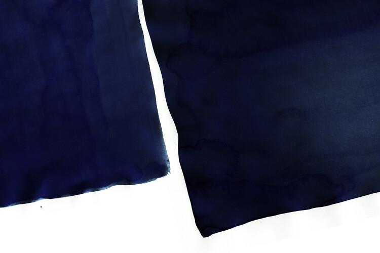 Poster Minimal Navy Blue Abstract 01