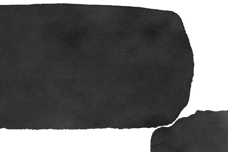 Poster Minimal Black and White Abstract 02