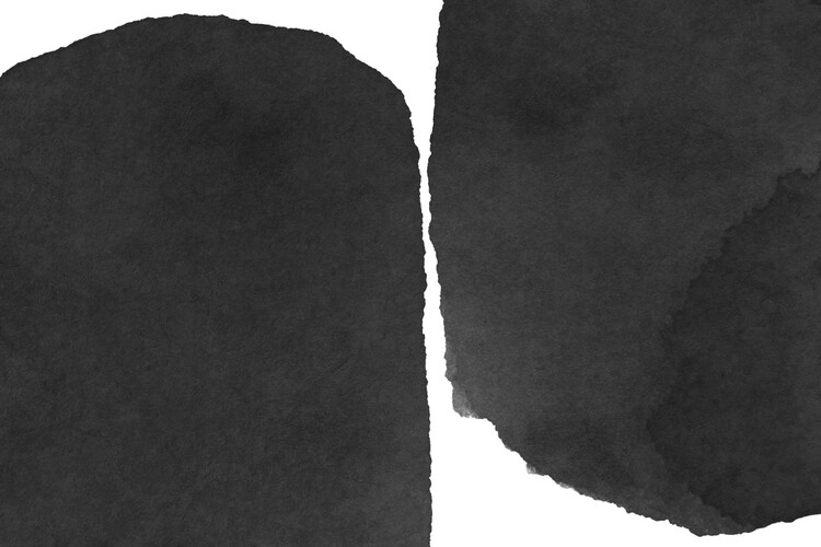 Poster Minimal Black and White Abstract 01