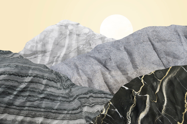 Poster Marble Landscape 03