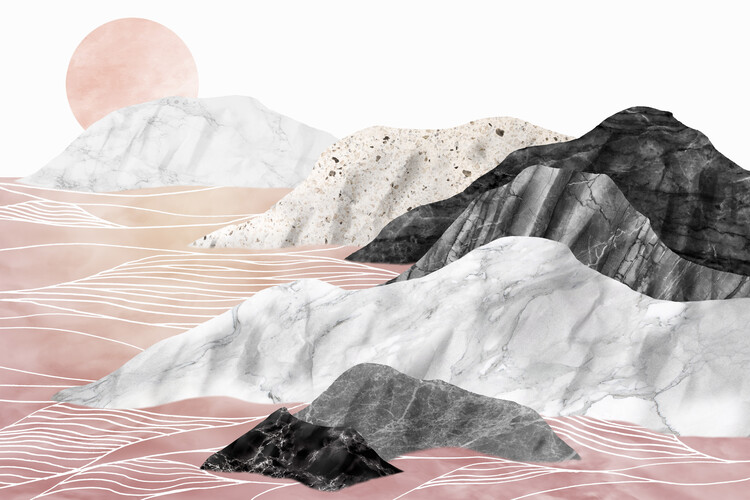 Poster Marble Landscape 01
