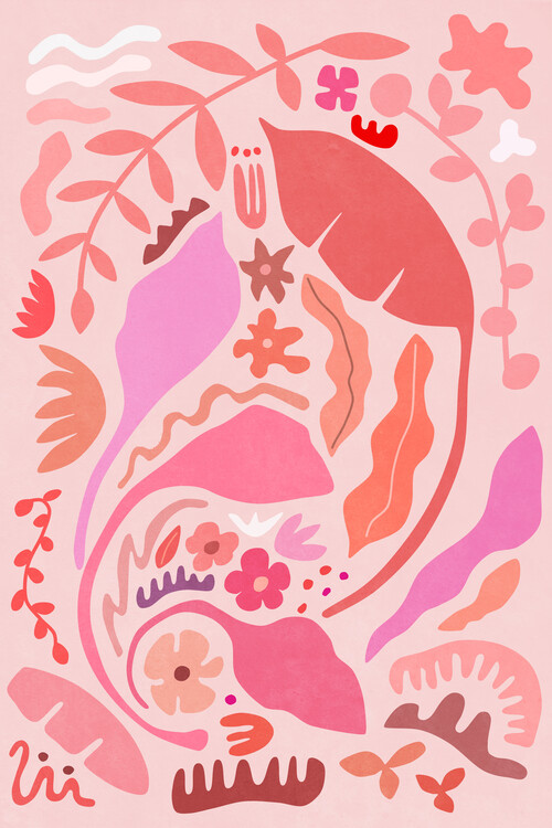 Poster Pink Garden