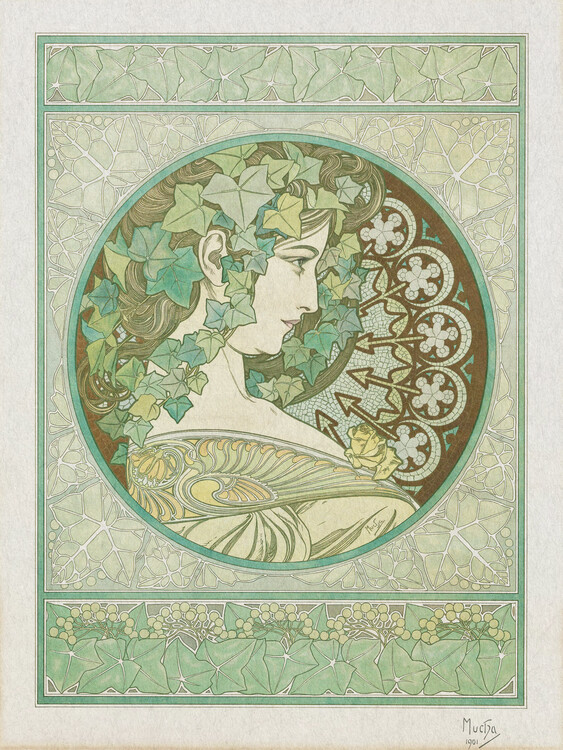 Cuadro en lienzo The Ivy La Lierre (1901)