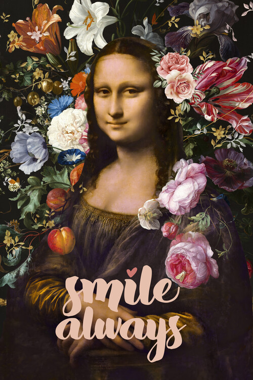 Poster Smile Always, Mona Lisa