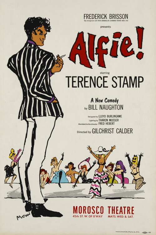 Poster Alfie, 1964 (Vintage Theatre Production)