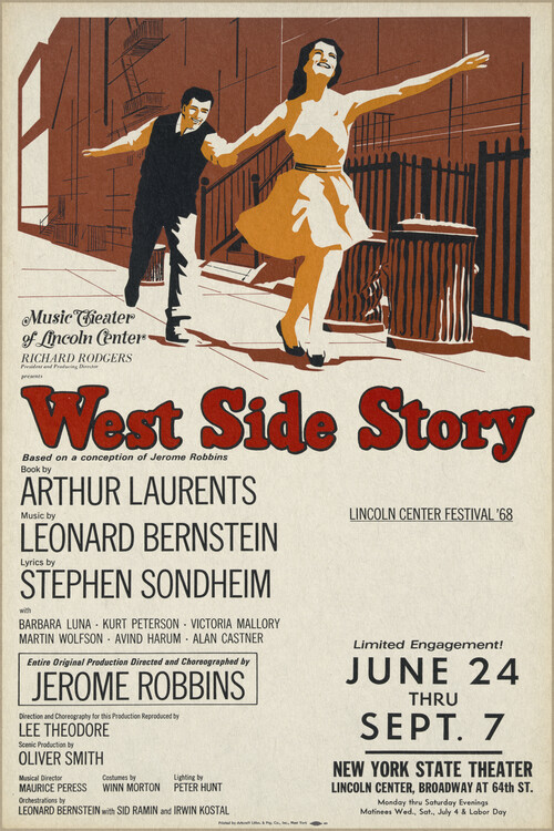 Canvas Print West Side Story, 1968