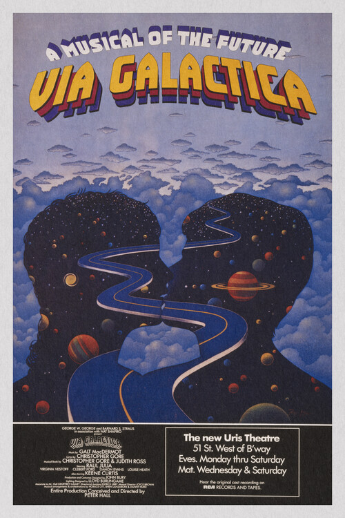 Poster Via Galactica - A Musical of the Future 1972