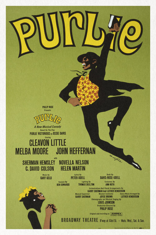 Canvas Print Purlie, 1970 (Vintage Theatre Production)