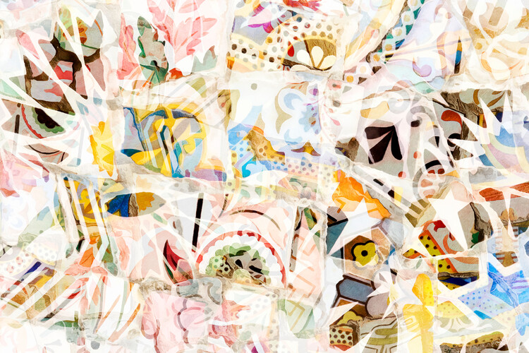 Poster Mosaic of Barcelona 19