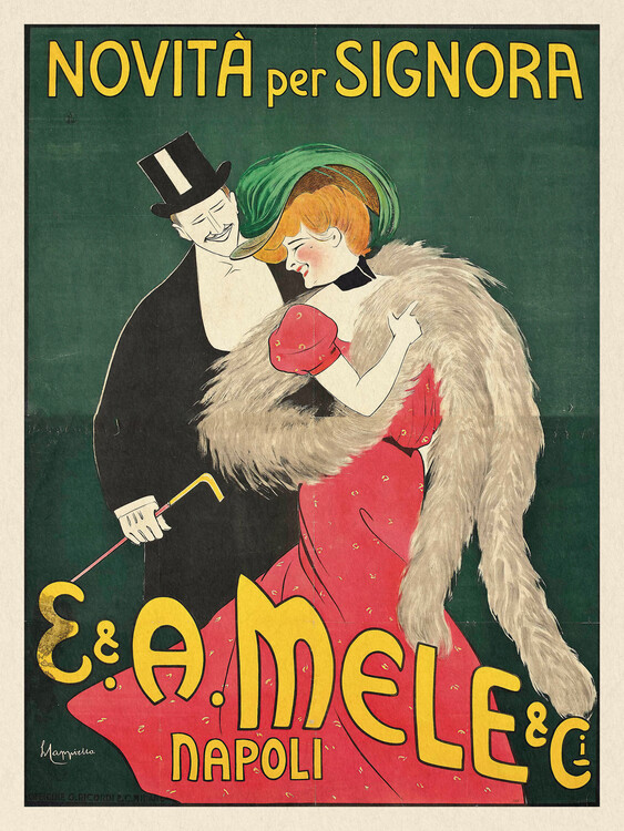 Levně Plakát, Obraz - E & A Mele & Ci, Leonetto Cappiello, 30 × 40 cm