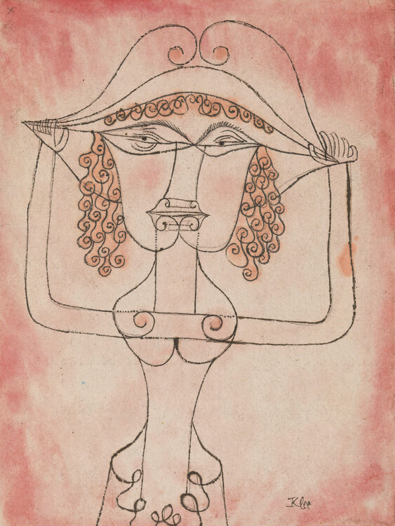 Poster Singer of the Comic Opera - Paul Klee