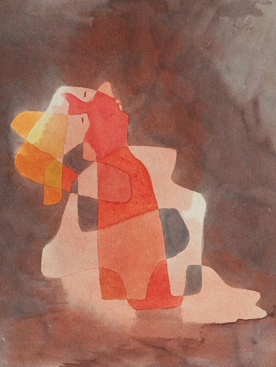 Levně Plakát, Obraz - Reclining Woman, Paul Klee, 30 × 40 cm