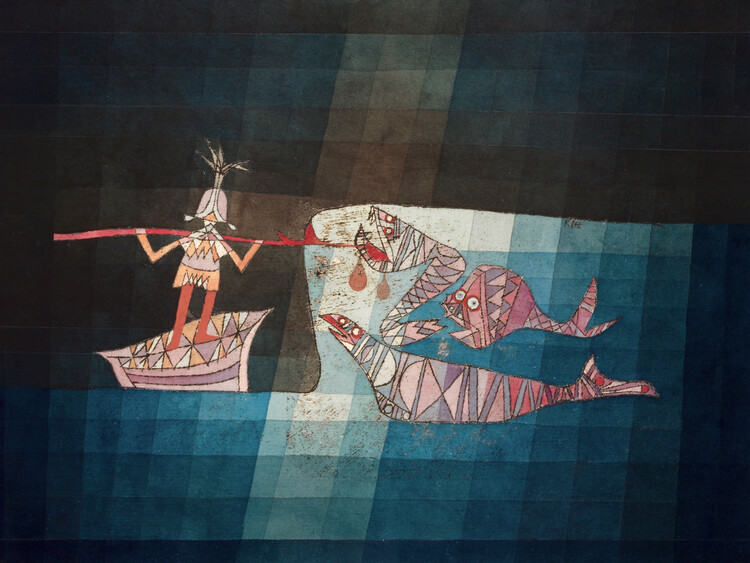 Levně Plakát, Obraz - The Seafarers, Paul Klee, 40 × 30 cm