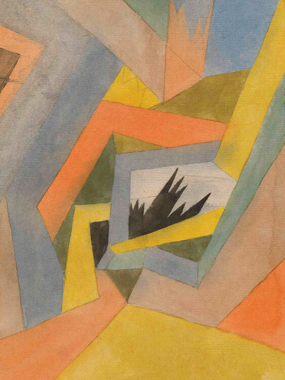 Levně Plakát, Obraz - The Idea of the Firs, Paul Klee, 30 × 40 cm