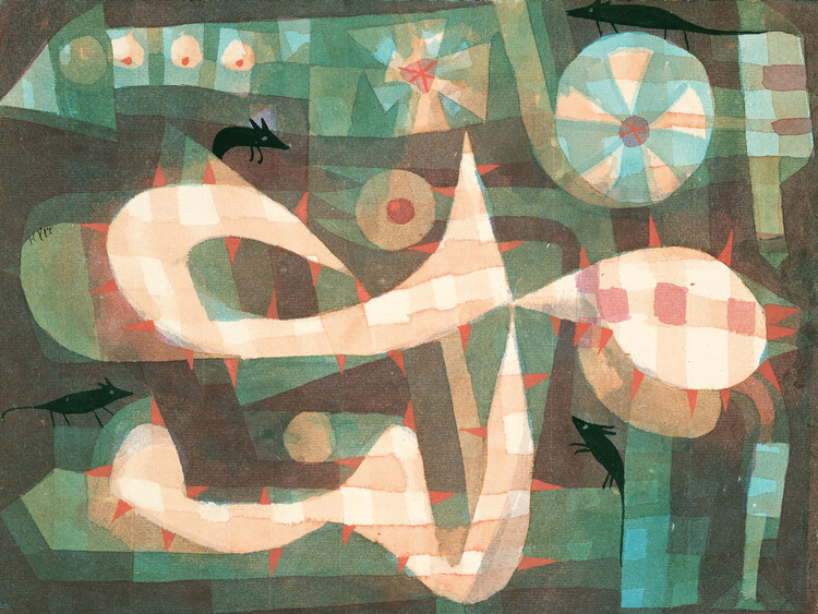 Levně Plakát, Obraz - The Mice, Paul Klee, 40 × 30 cm