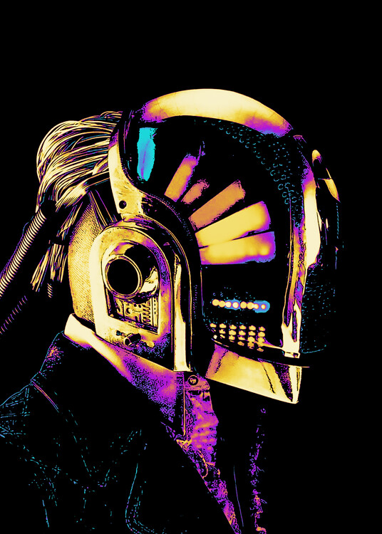 Poster Daft Punk Disco Duo