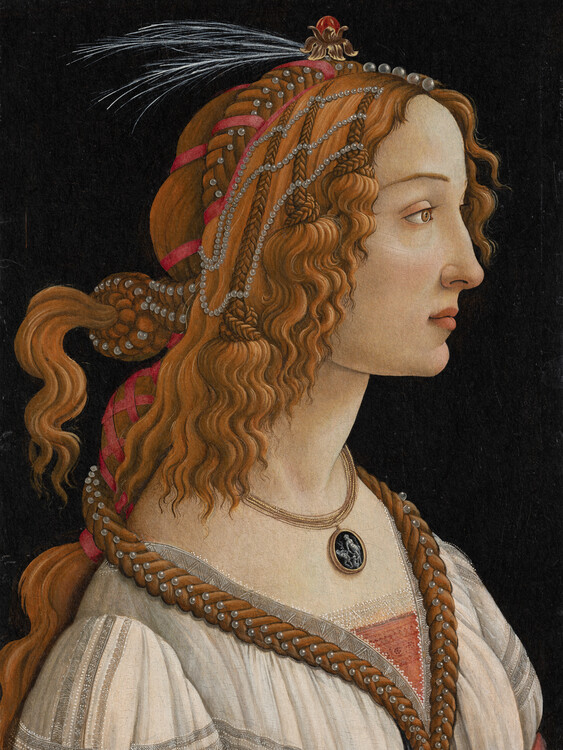 Poster Portrait of Simonetta Vespucci