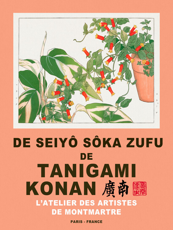 Poster Maranta & Manettia (Special Edition Japandi Florals) - Tanigami Konan
