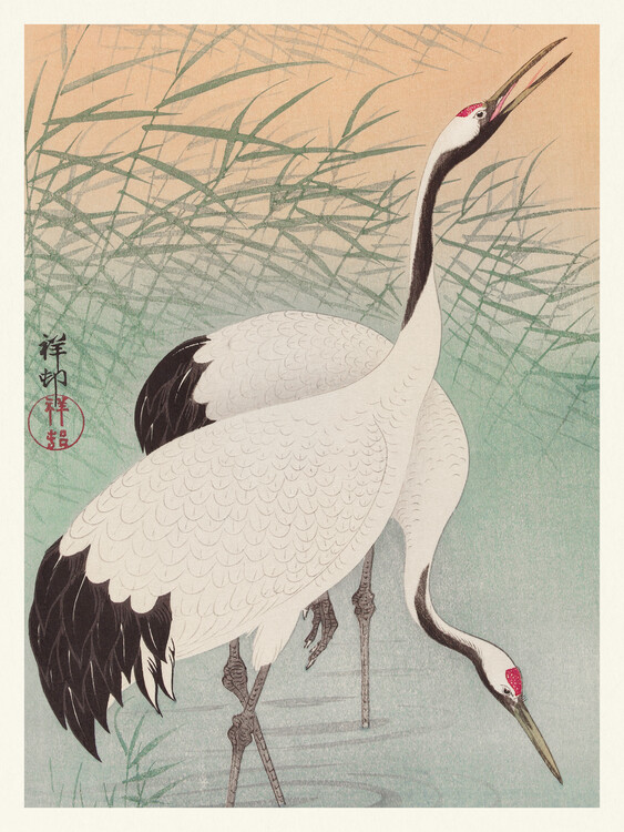 Poster Two Cranes