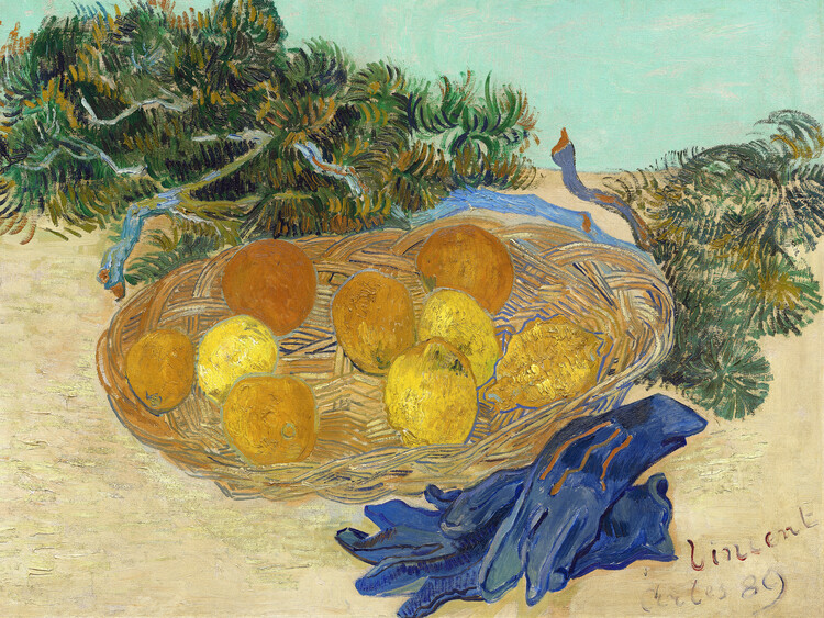 Canvas Print Oranges & Lemons (Still Life) - Vincent van Gogh