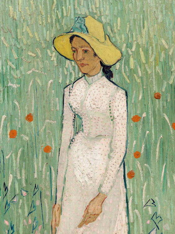 Canvas Print The Girl in White