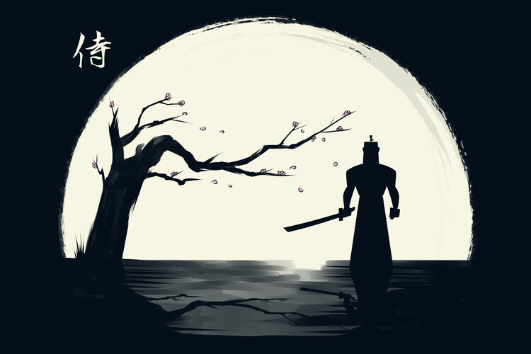 Poster The shadow of the samurai