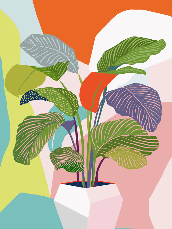 Poster Exotic Leaves