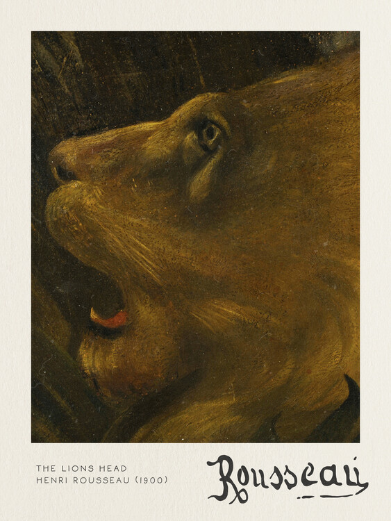 Obraz na płótnie The Lions Head - Henri Rousseau