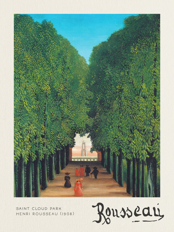 Plakat Saint Cloud Park - Henri Rousseau