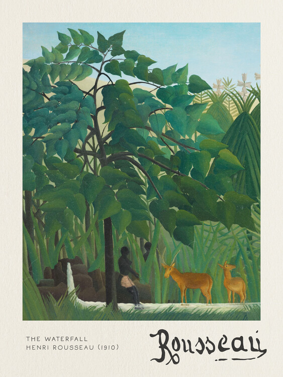 Obraz na płótnie The Waterfall - Henri Rousseau