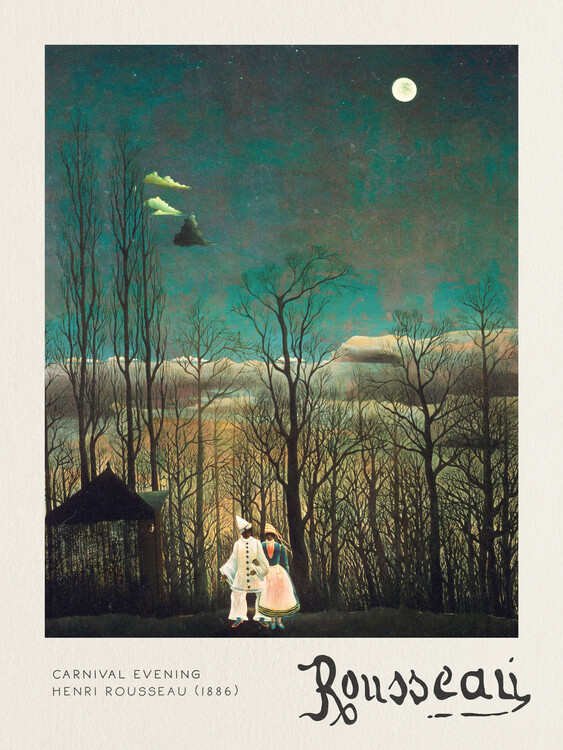 Poster Carnival Evening - Henri Rousseau