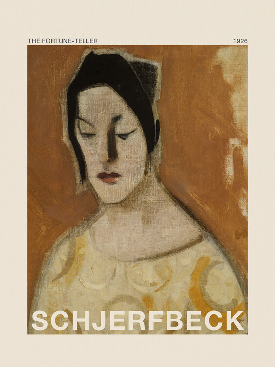 Poster The Fortune Teller (Special Edition Female Portrait) - Helene Schjerfbeck