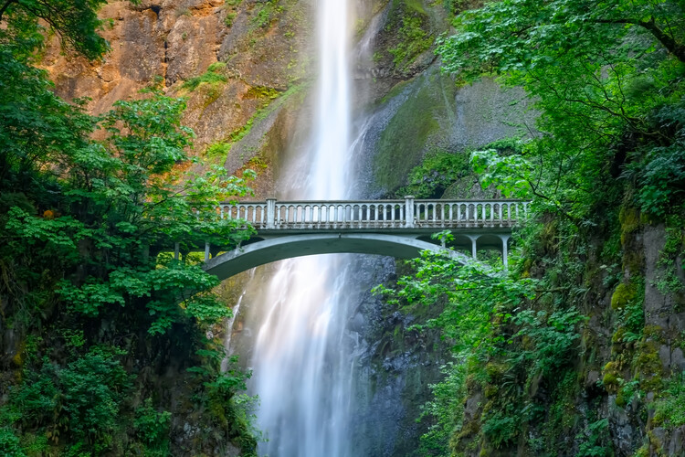 Póster Multnomah Falls